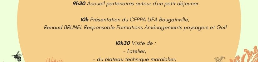 Présentons nos actions : CFPPA-UFA Bougainville