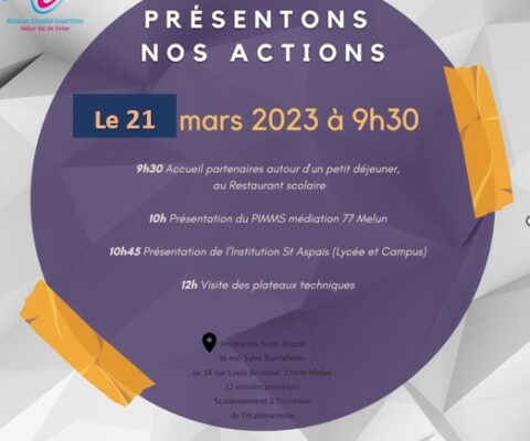 Présentons nos actions du 21 mars 2023