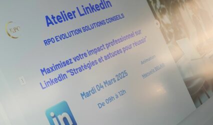Atelier Linkedin à destination des partenaires, animé par Manuela BELAIR le 4 mars 2025.